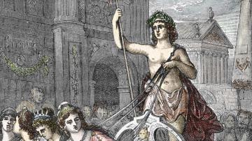 Elagabalus depicted in a 19th-century engraving