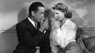 Humphrey Bogart and Ingrid Bergman