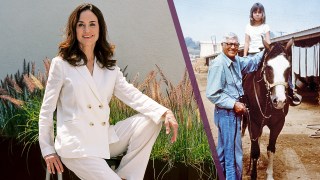 Jennifer Grant now, and with her father, Cary